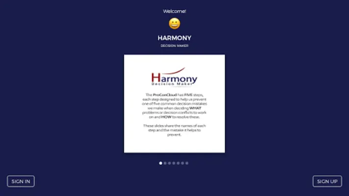 Harmony Decision Maker android App screenshot 0